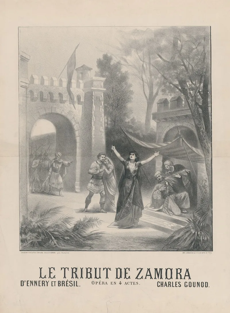 Le Tribut De Zamora 2 Wall Art by Louis d'Ausbourg - High-Resolution Digital Print