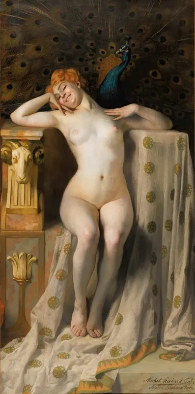 Le Trone De Paon Wall Art by Michel Richard-Putz - High-Resolution Digital Print