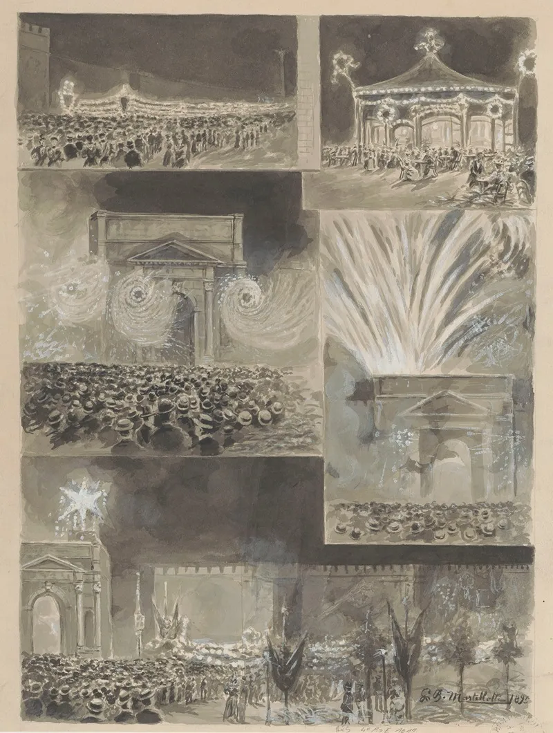 Le Ultime Feste A Roma Wall Art by G. B. Martellotti - High-Resolution Digital Print