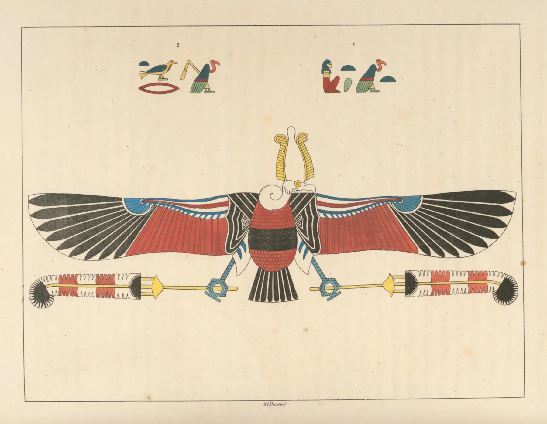 Le Vautour Embleme Vivant De Neith Wall Art by Léon-Jean-Joseph Dubois - High-Resolution Digital Print