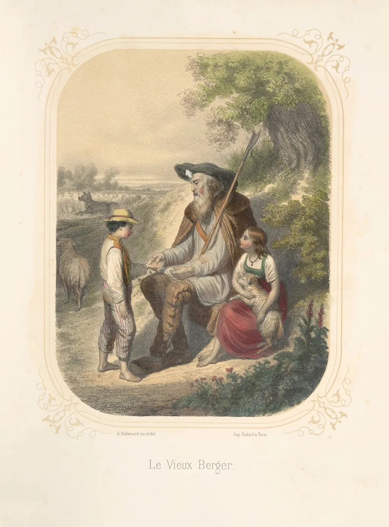 Le Vieux Berger 2 Wall Art by François Grenier - High-Resolution Digital Print