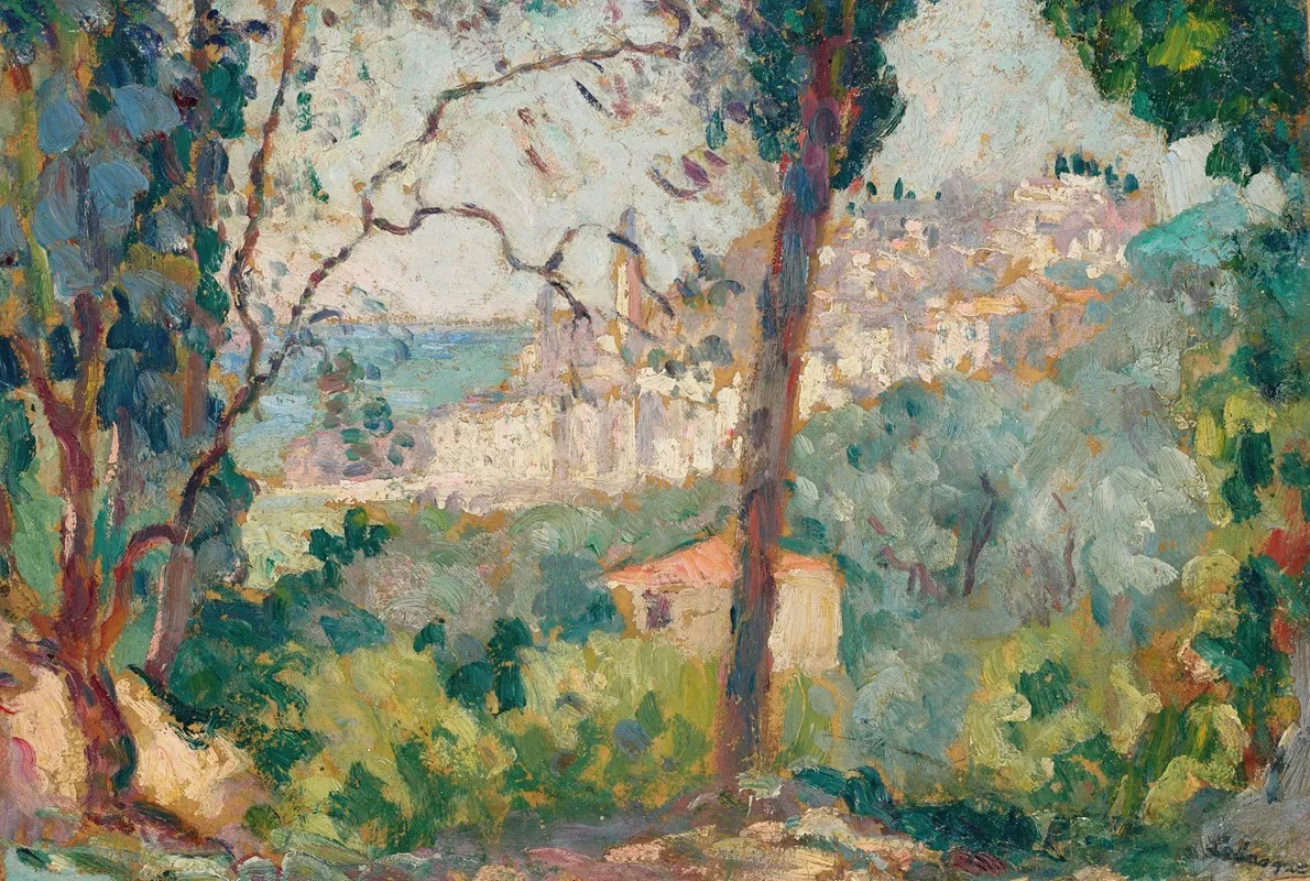 Le Village 5 Wall Art by Henri Lebasque - High-Resolution Digital Print