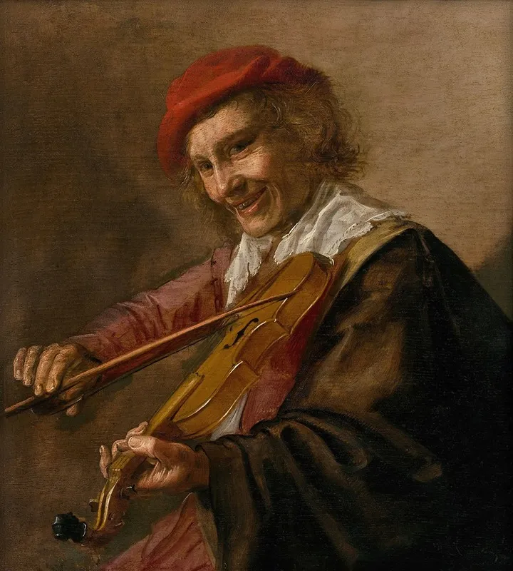 Le Violoniste Wall Art by Jan Miense Molenaer - High-Resolution Digital Print