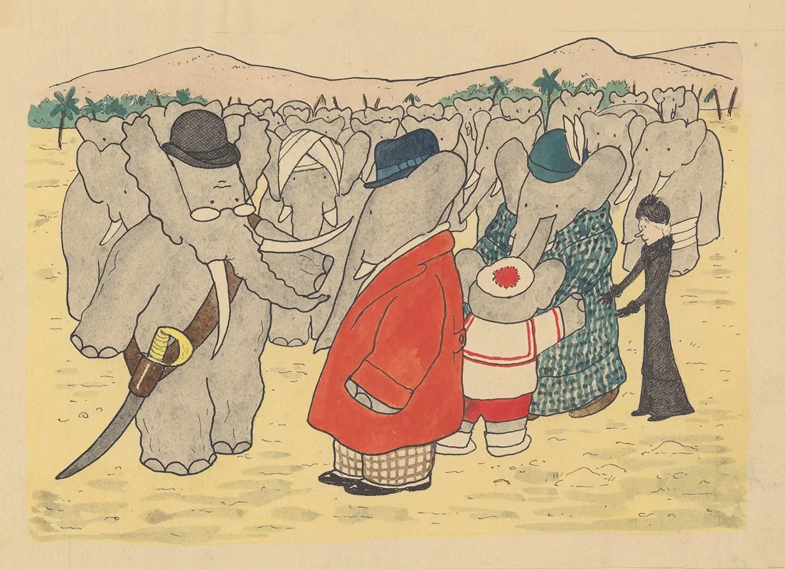 Le Voyage De Babar Pl 17