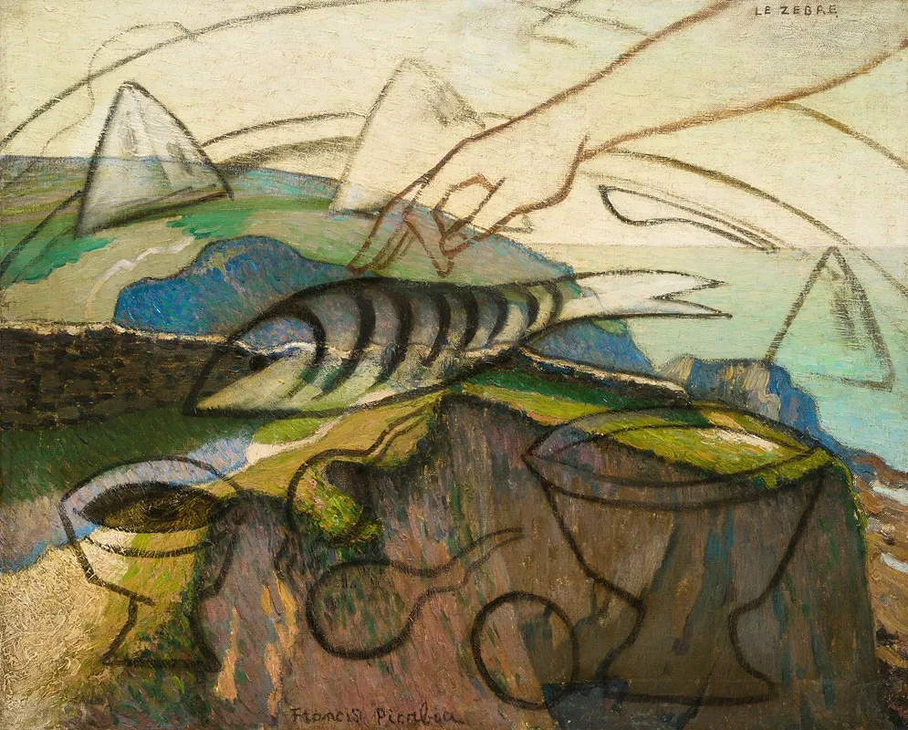 Le Zebre Wall Art by Francis Picabia - High-Resolution Digital Print