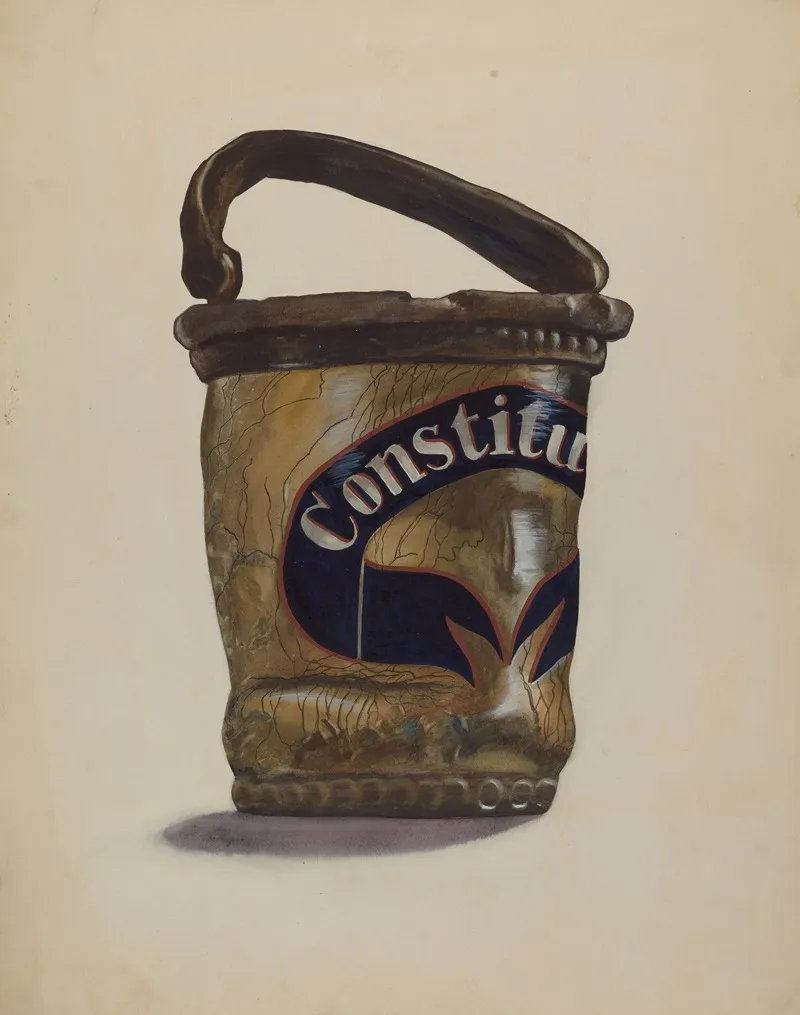 Leather Fire Bucket 3