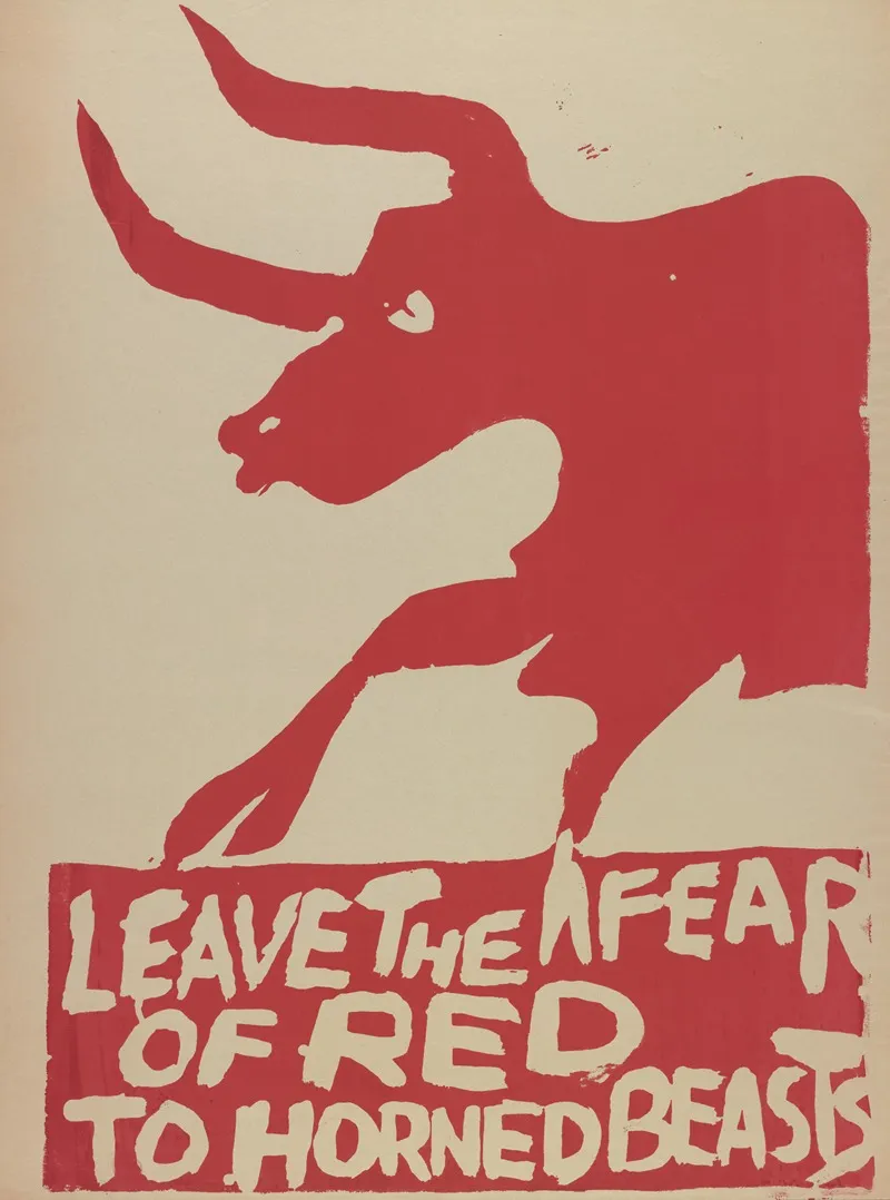 Leave The Fear Of Red To Horned Beasts
