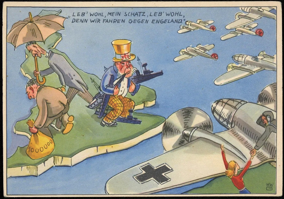 Leb Wohl Mein Schatz Leb Wohl Denn Wir Fahren Gegen Engeland Wall Art by H. W. Gipfer - High-Resolution Digital Print