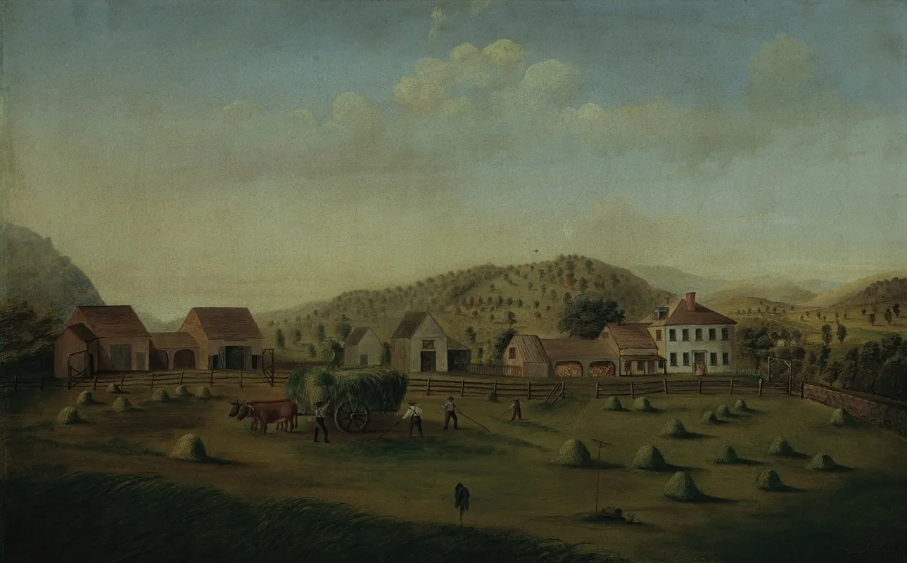 Leete Farm West Claremont New Hampshire Wall Art by Francis Alexander - High-Resolution Digital Print
