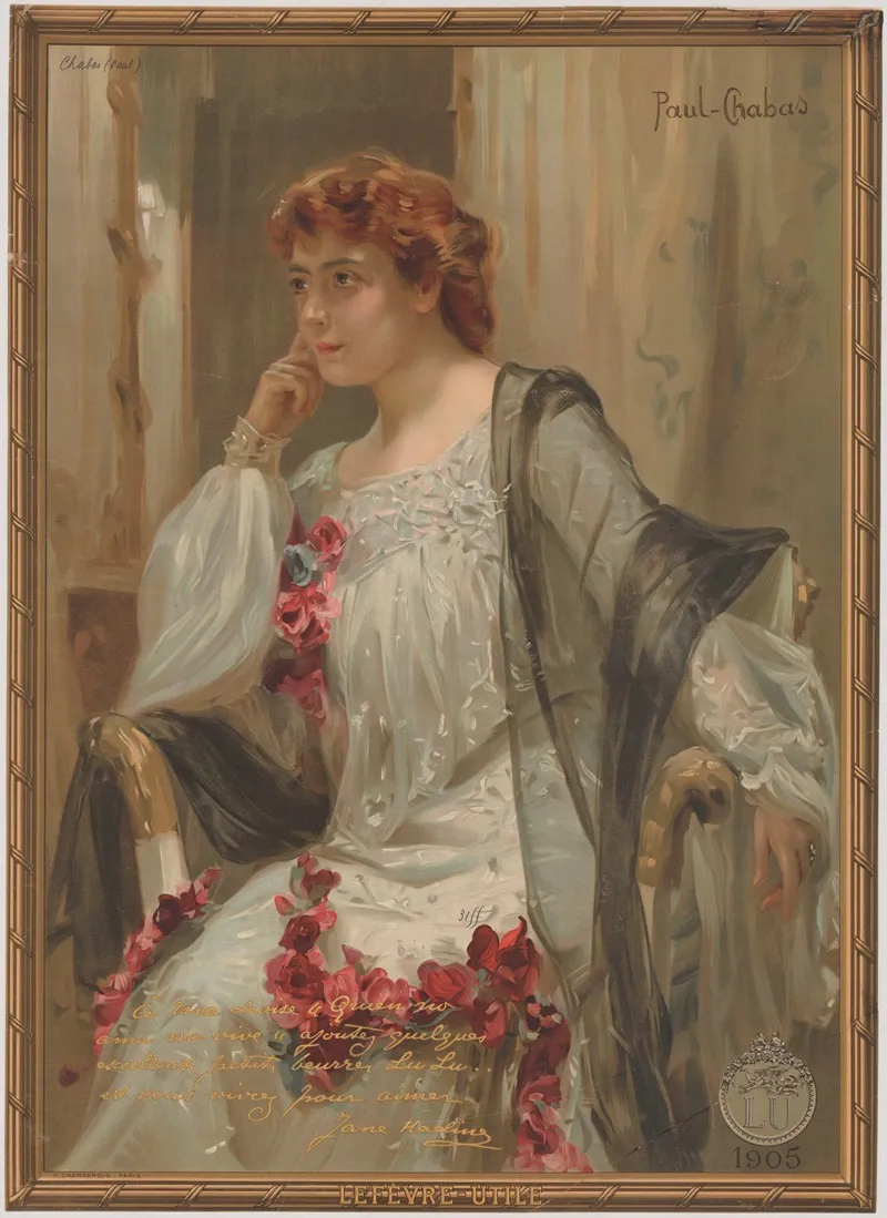 Lefevre Utile Biscuits Lu Wall Art by Paul Émile Chabas - High-Resolution Digital Print