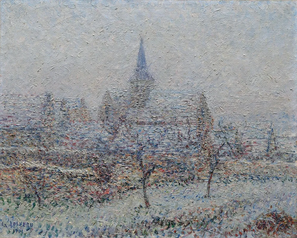 Leglise De Bennecourt Effet De Neige 2