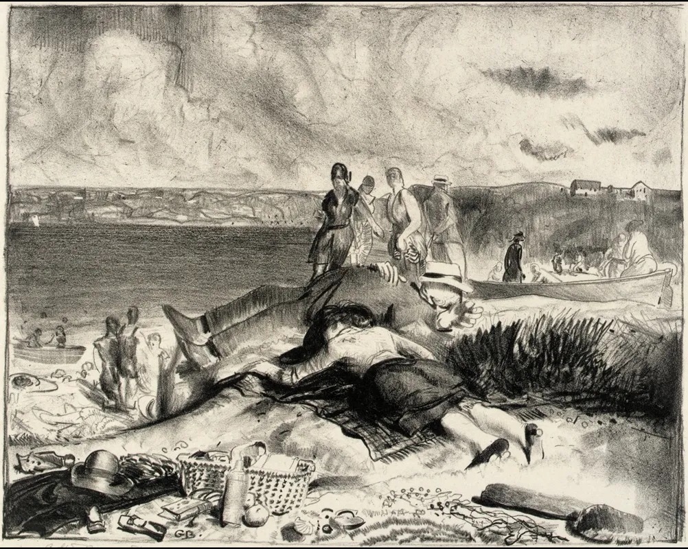 Legs Of The Sea Wall Art by George Wesley Bellows - High-Resolution Digital Print