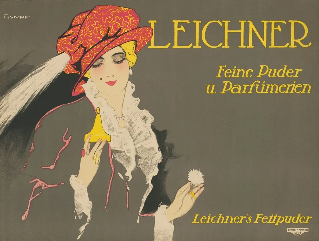 Leichner Feine Puder Und Parfum Wall Art by Fritz Rumpf - High-Resolution Digital Print