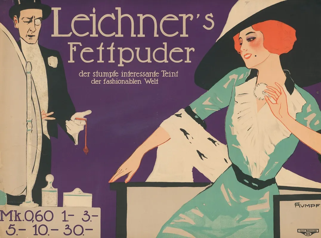 Leichners Fett Puder Wall Art by Fritz Rumpf - High-Resolution Digital Print