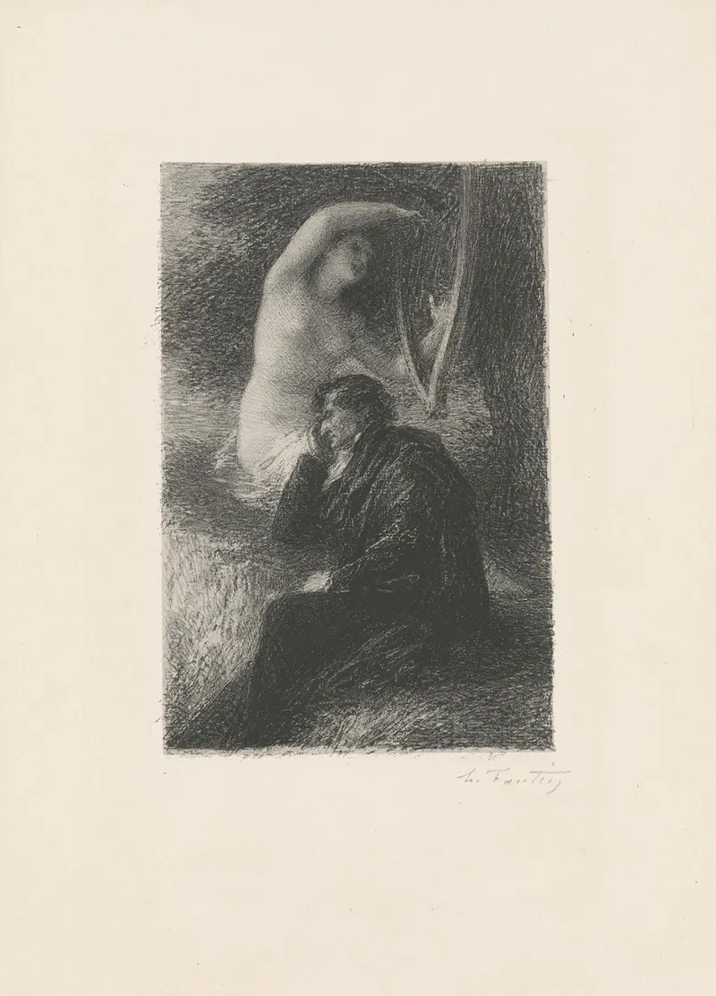 Lelio La Harpe Eolienne Wall Art by Henri Fantin-Latour - High-Resolution Digital Print