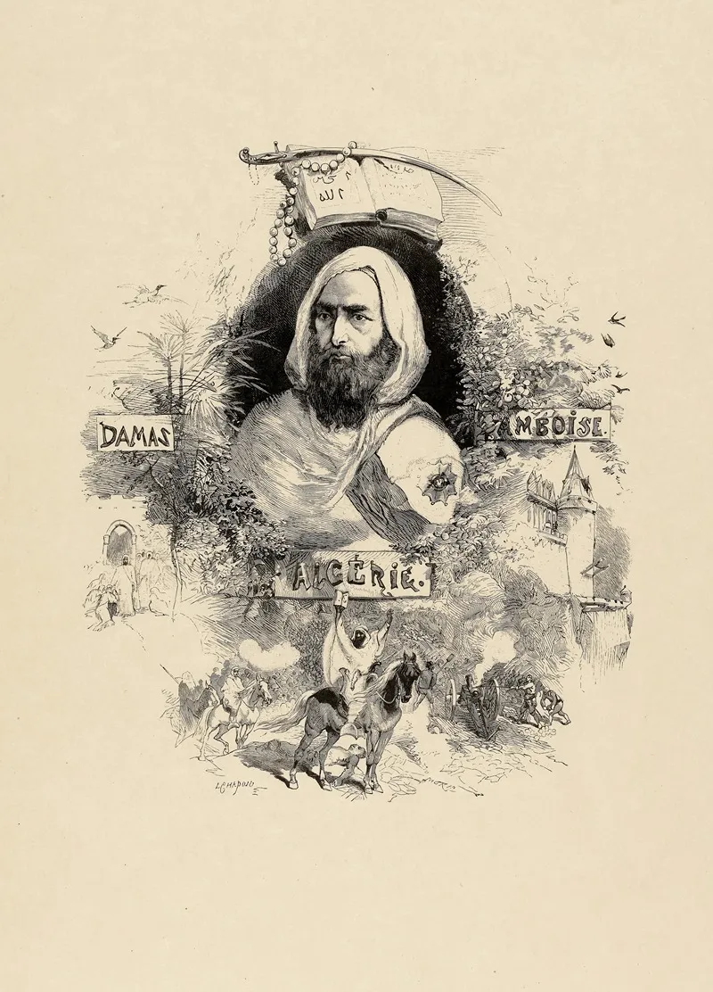 Lemir Abd El Kader Wall Art by Edmond Morin - High-Resolution Digital Print