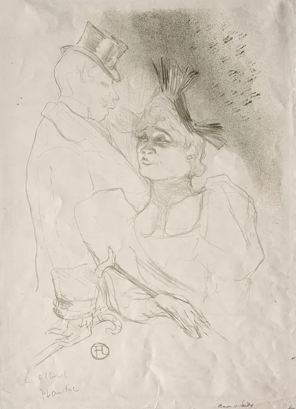 Lender And Baron Wall Art by Henri de Toulouse-Lautrec - High-Resolution Digital Print