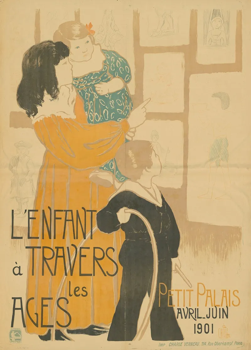 Lenfant A Travers Les Ages Petit Palais Wall Art by Clémentine Hélène Dufau - High-Resolution Digital Print