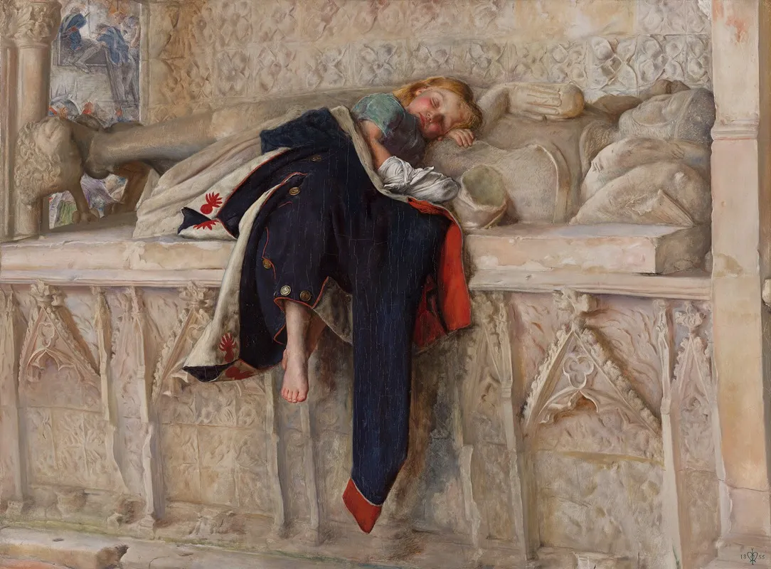 Lenfant Du Regiment Wall Art by Sir John Everett Millais - High-Resolution Digital Print