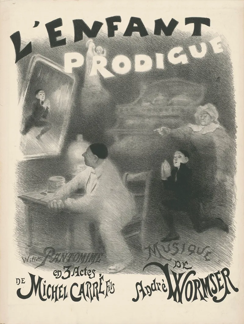 Lenfant Prodigue Pantomime En 3 Actes De Michel Carre Fils