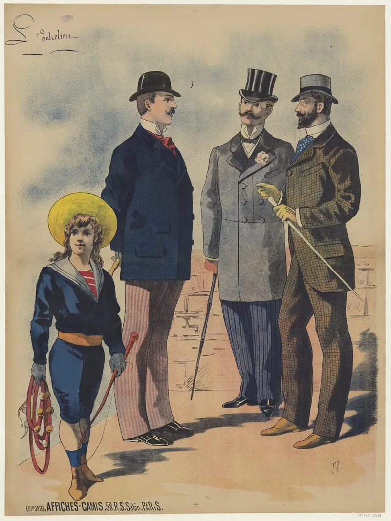 Lentretien Mode Hommes Et Enfants Wall Art by Imp. Camis - High-Resolution Digital Print
