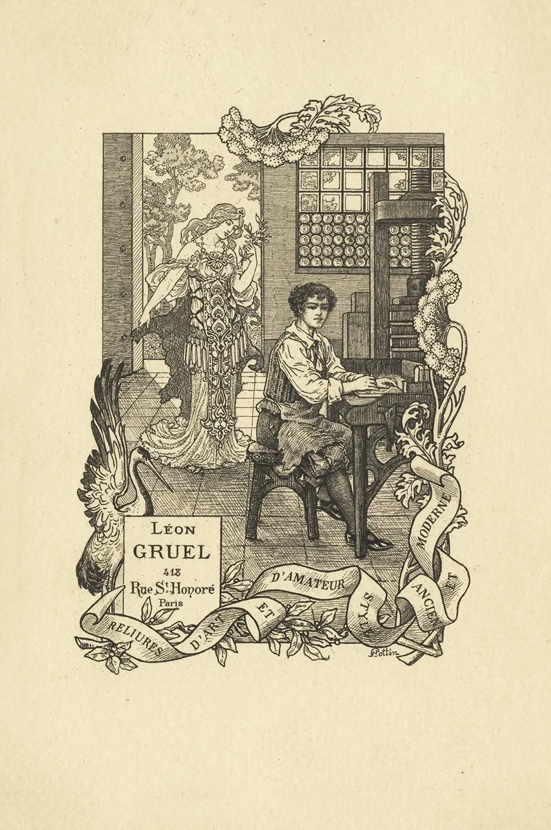 Leon Gruel Wall Art by M. Pottin - High-Resolution Digital Print