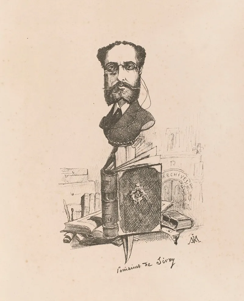 Leon Poinsinet De Sivry Wall Art by Joseph Mollard - High-Resolution Digital Print