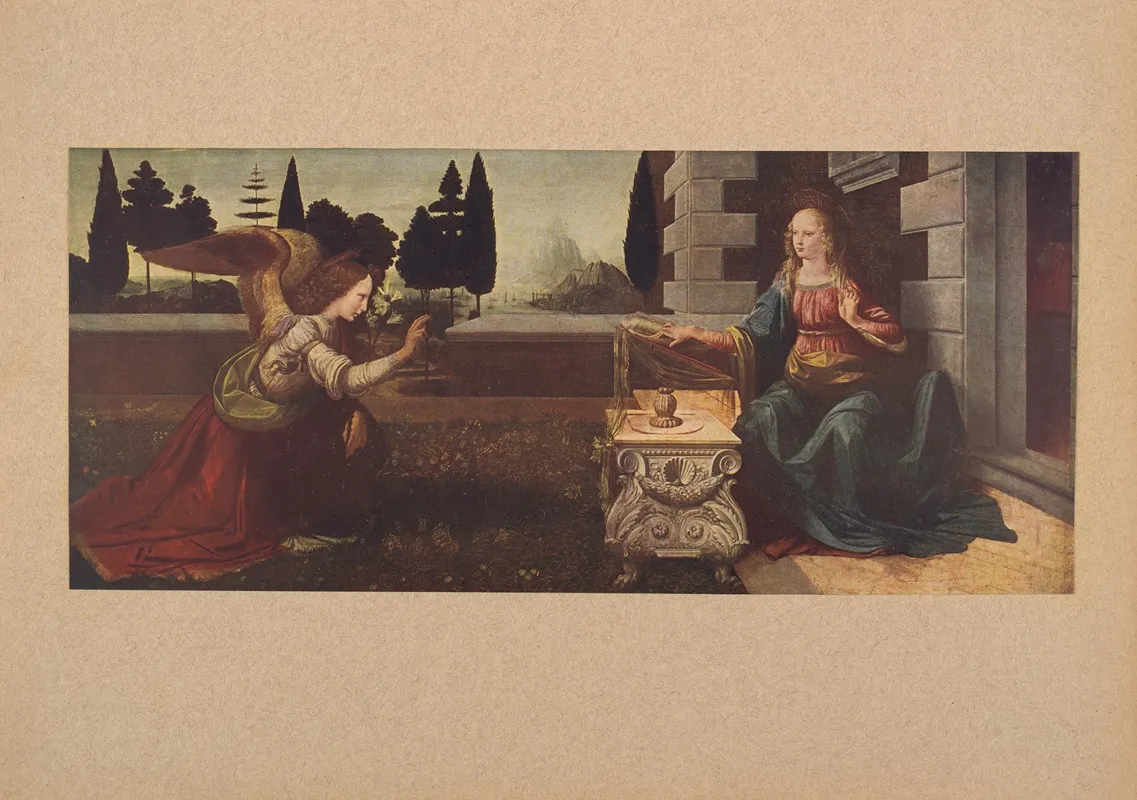 Leonardo‎ ‎da‎ ‎vinci‎ ‎annunciazione