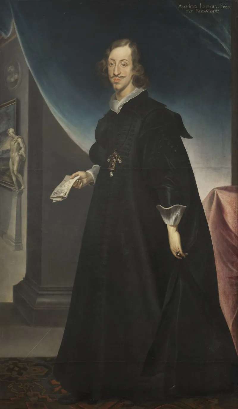 Leopold William 1614 1662 Archduke Of Austria Wall Art by Frans Luycx - High-Resolution Digital Print