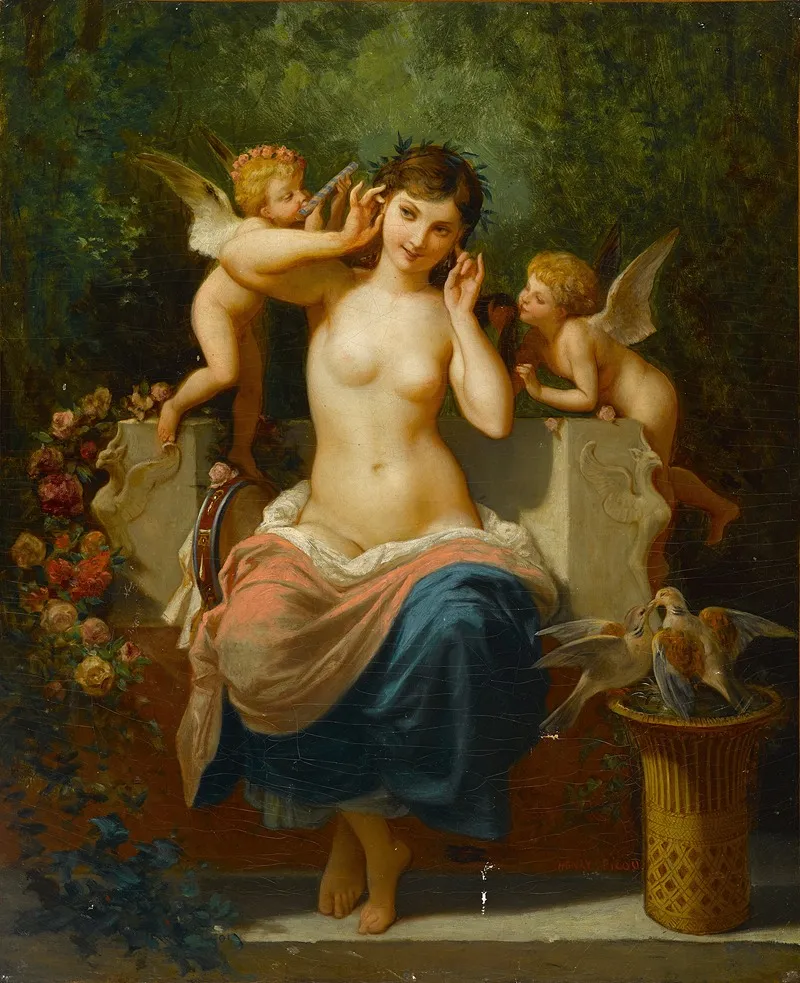 Les Amours Wall Art by Henri-Pierre Picou - High-Resolution Digital Print