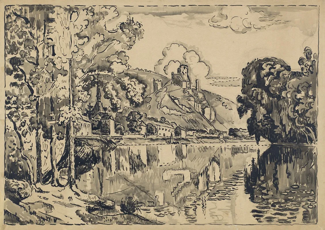 Les Andelys On A Summer Morning