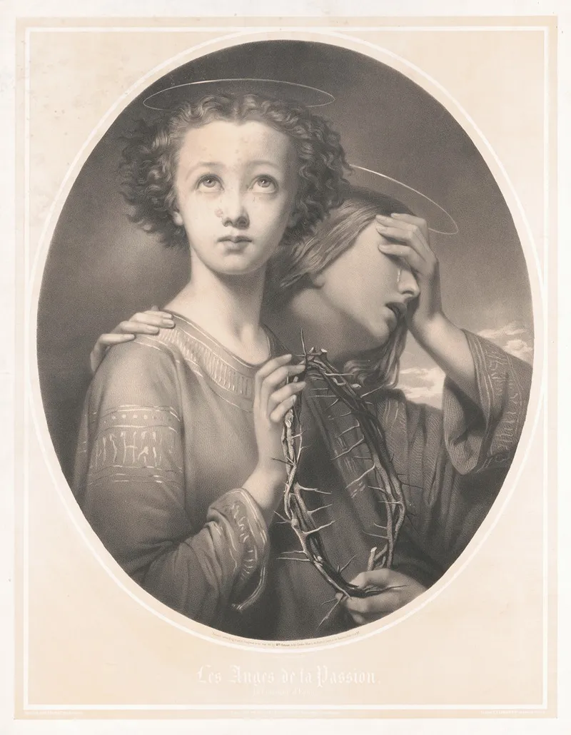 Les Anges De La Passion Wall Art by Goupil &amp; Cie. - High-Resolution Digital Print