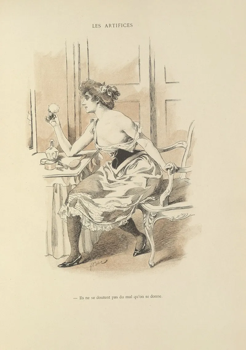 Les Artifices Wall Art by Ferdinand Bac - High-Resolution Digital Print