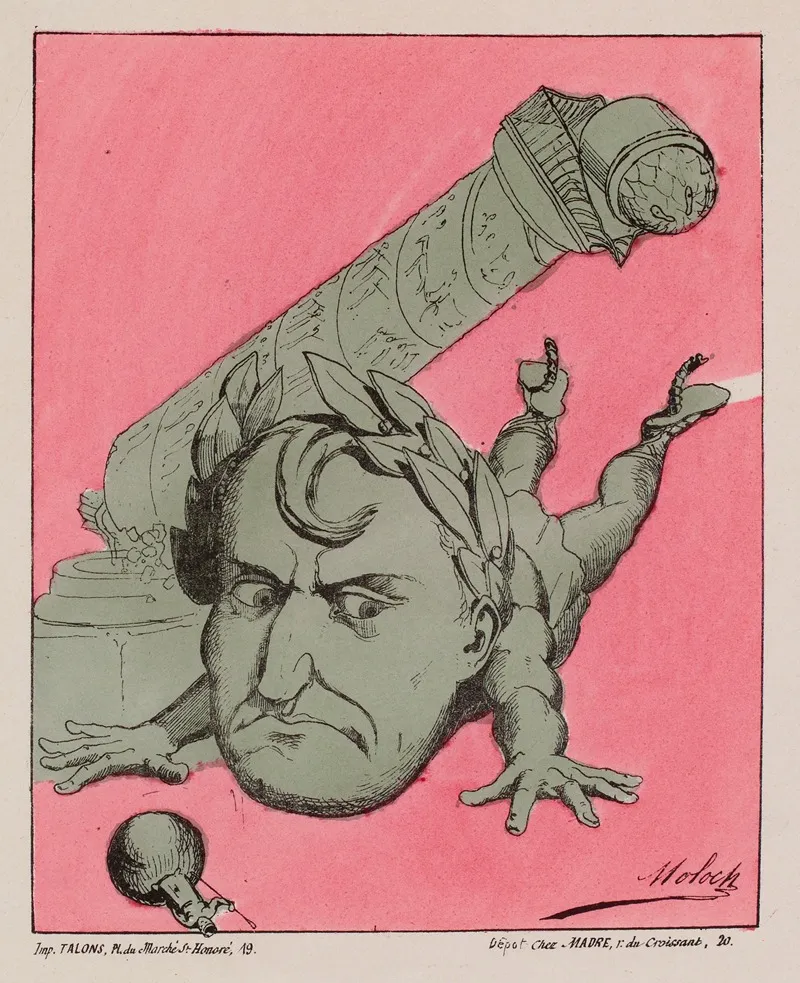 Les Binettes Du Jour Wall Art by Moloch (Alphonse Hector Colomb) - High-Resolution Digital Print