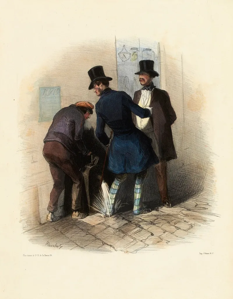 Les Bornes Fontaines Wall Art by Frédéric Bouchot - High-Resolution Digital Print