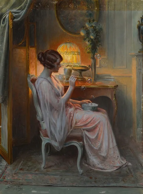 Les Bulles De Savon 2 Wall Art by Delphin Enjolras - High-Resolution Digital Print