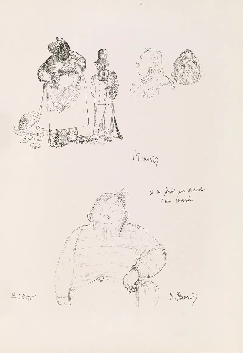 Les Caricatures De Puvis De Chavannes Pl 18