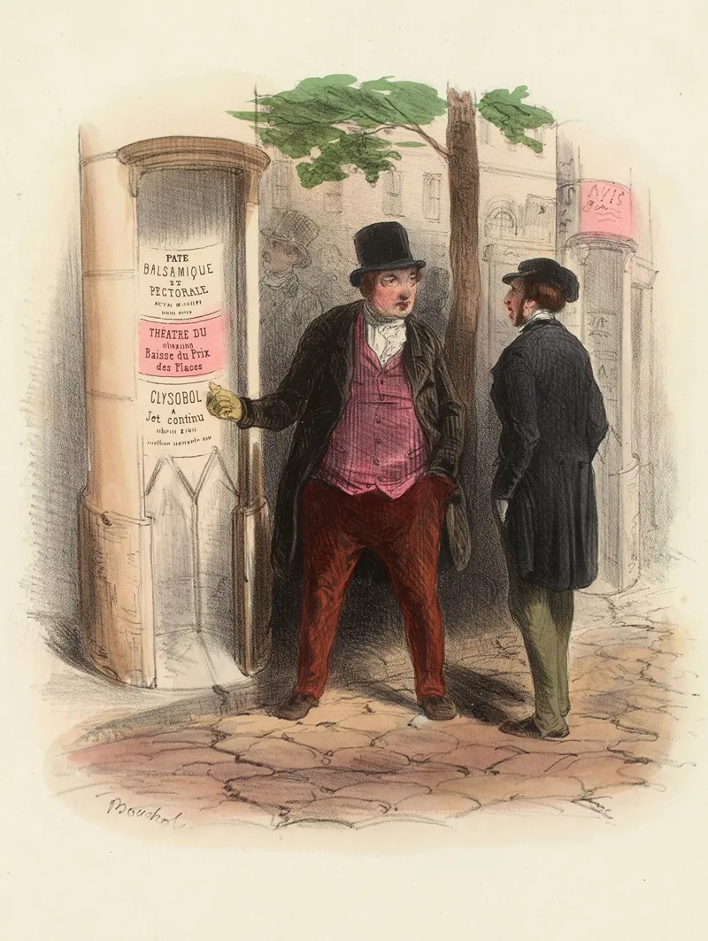 Les Colonnes Moresques Du Boulevard Wall Art by Frédéric Bouchot - High-Resolution Digital Print
