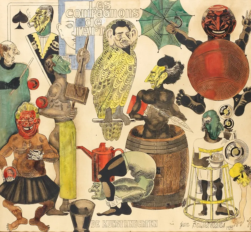 Les Compagnons De L Art De Kunstknechten