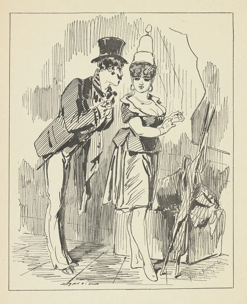 Les Coulisses 2 Wall Art by Alfred Grévin - High-Resolution Digital Print