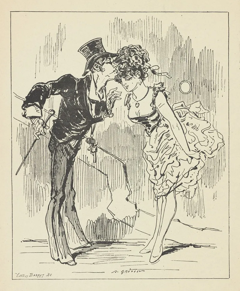 Les Coulisses 3 Wall Art by Alfred Grévin - High-Resolution Digital Print