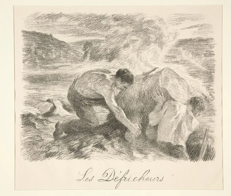 Les Defricheurs Wall Art by Charles-Jean Agard - High-Resolution Digital Print
