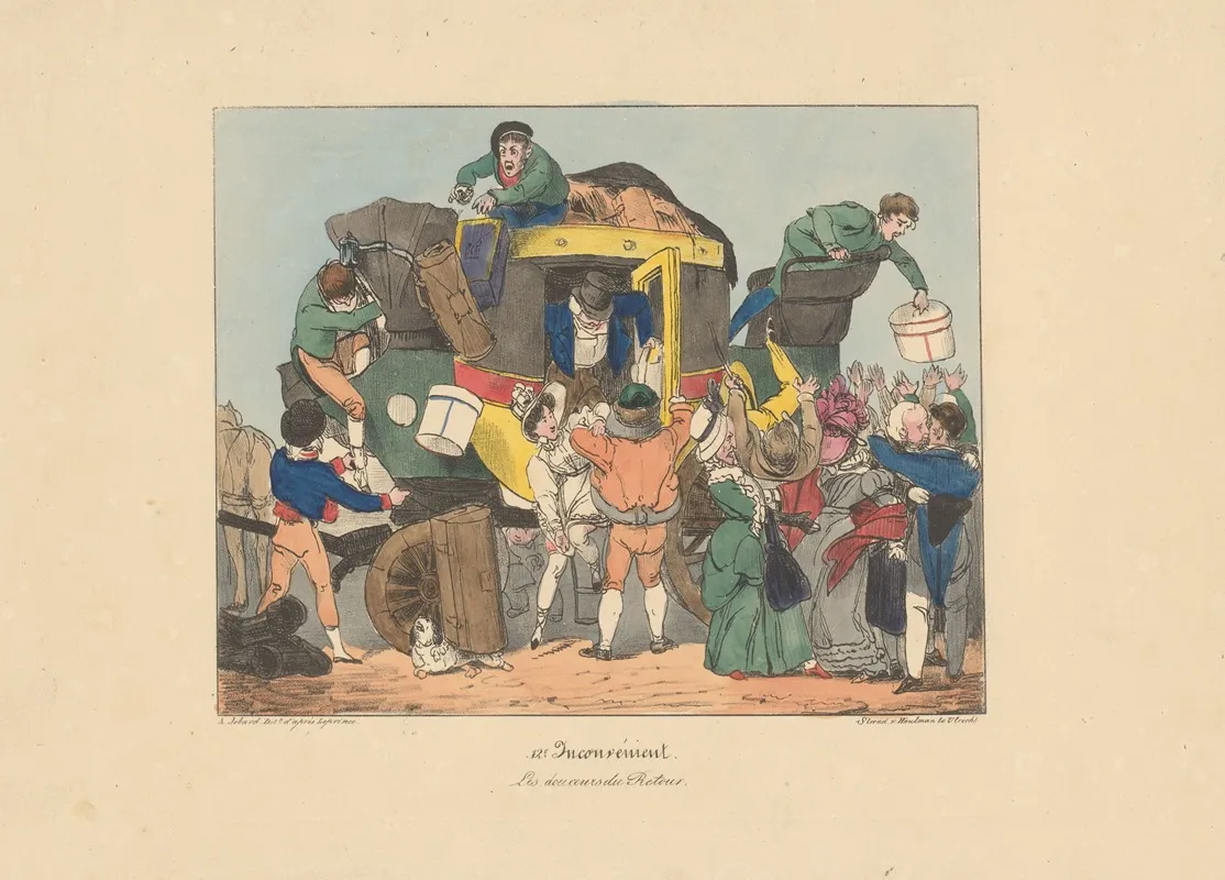 Les Douceurs Du Retour Wall Art by Joseph Ambroise Jobard - High-Resolution Digital Print