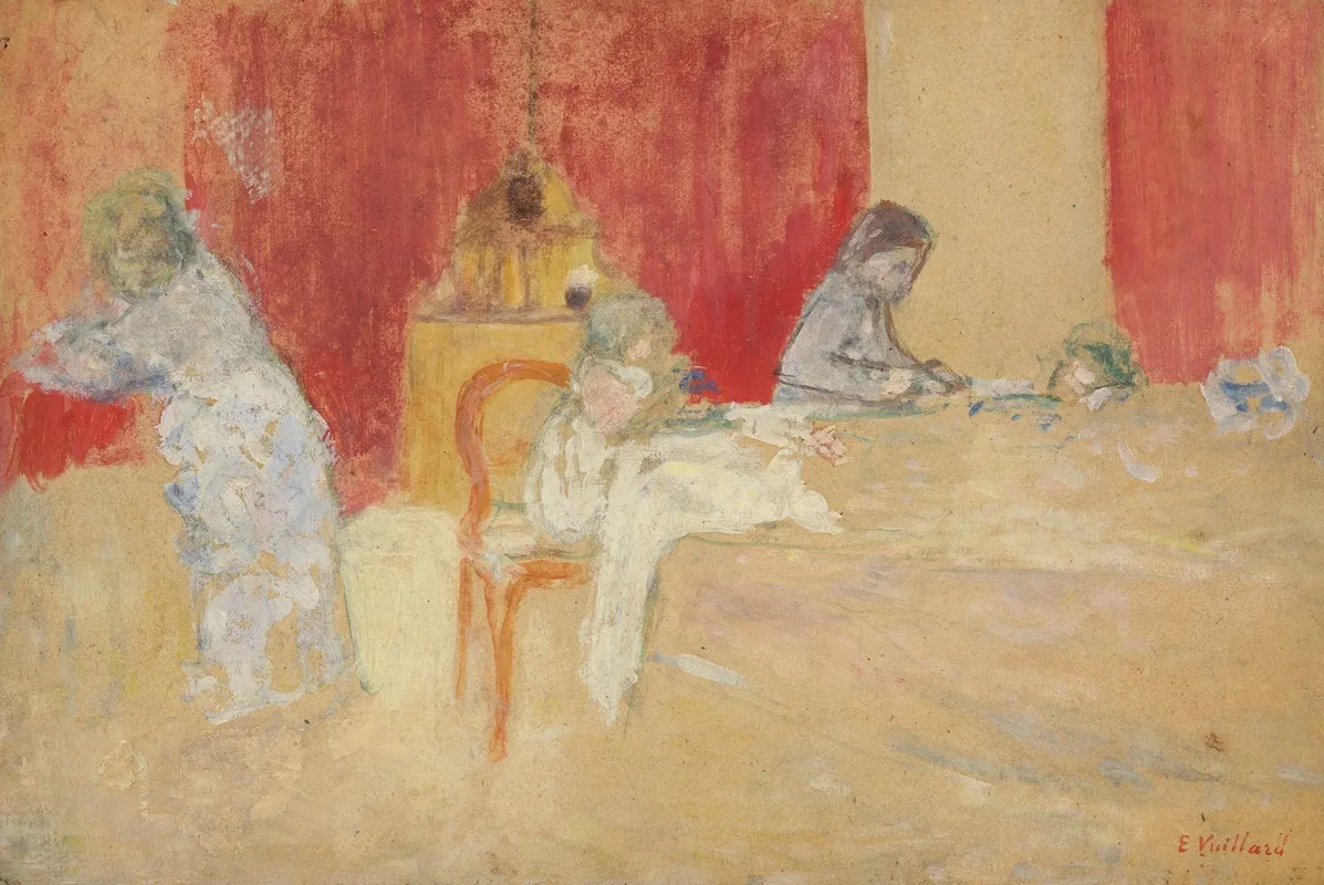 Les Enfants Roussel A Table