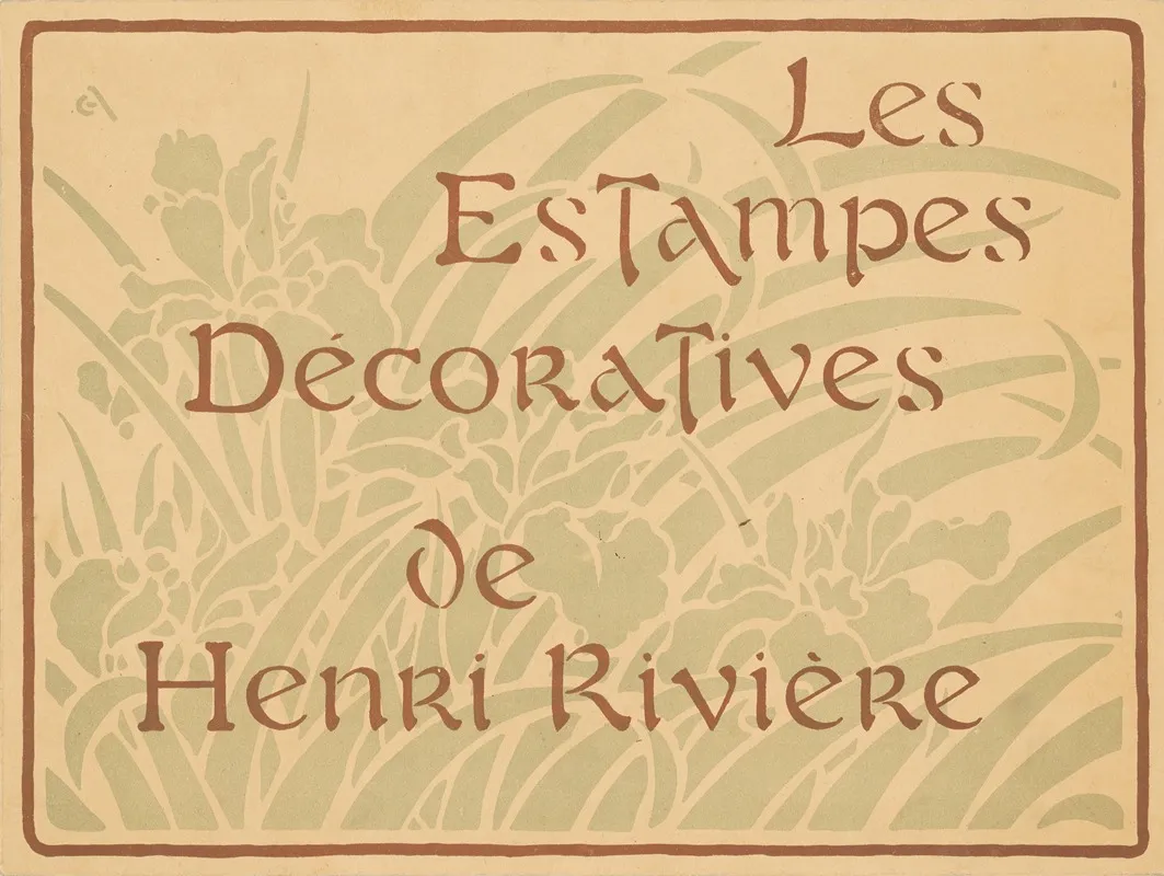 Les Estampes Decoratives De Henri Riviere
