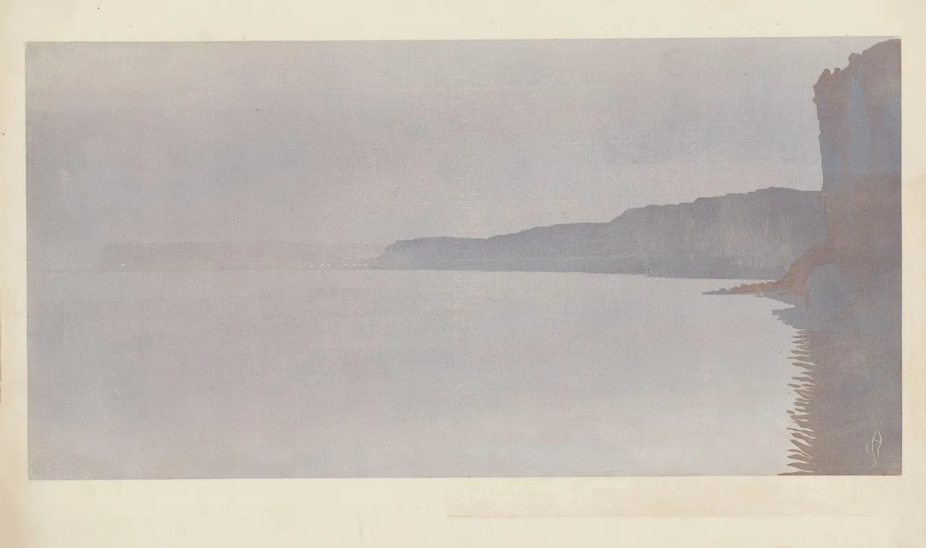 Les Falaises Au Clair De Lune Yport