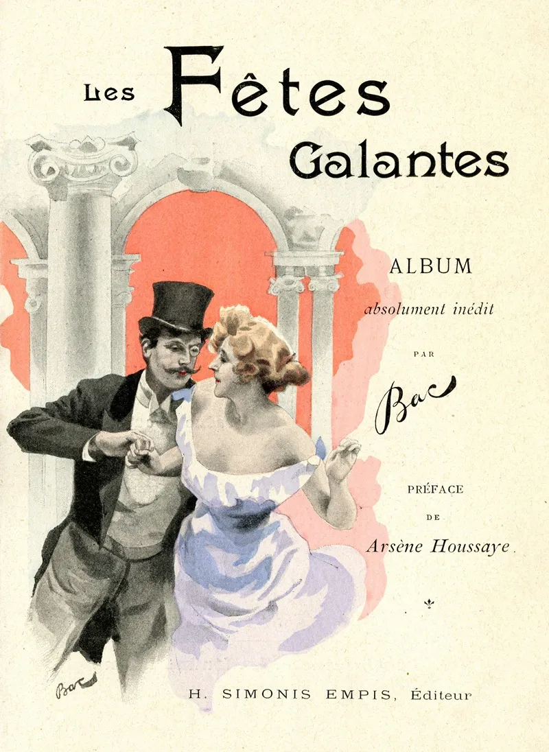 Les Fetes Galantes 2 Wall Art by Ferdinand Bac - High-Resolution Digital Print
