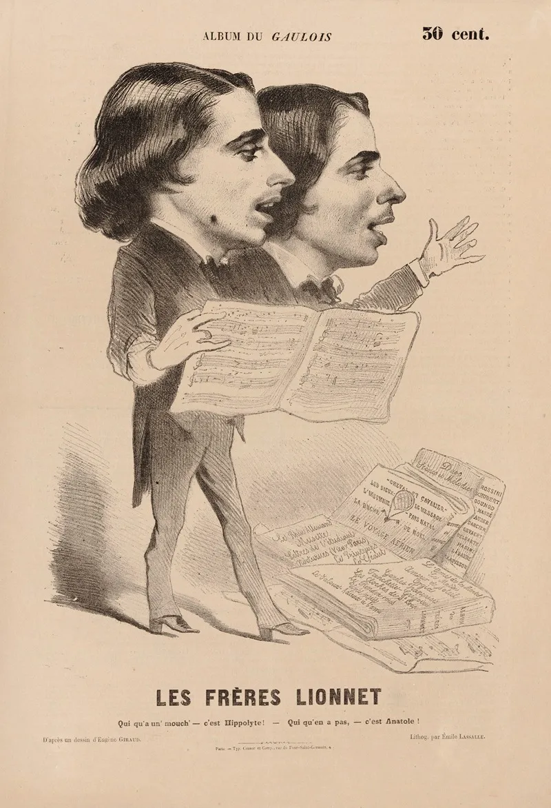 Les Freres Anatole Et Hippolyte Lionnet