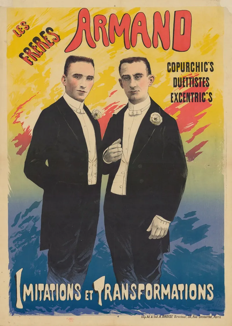 Les Freres Armand Wall Art by J. Esch - High-Resolution Digital Print