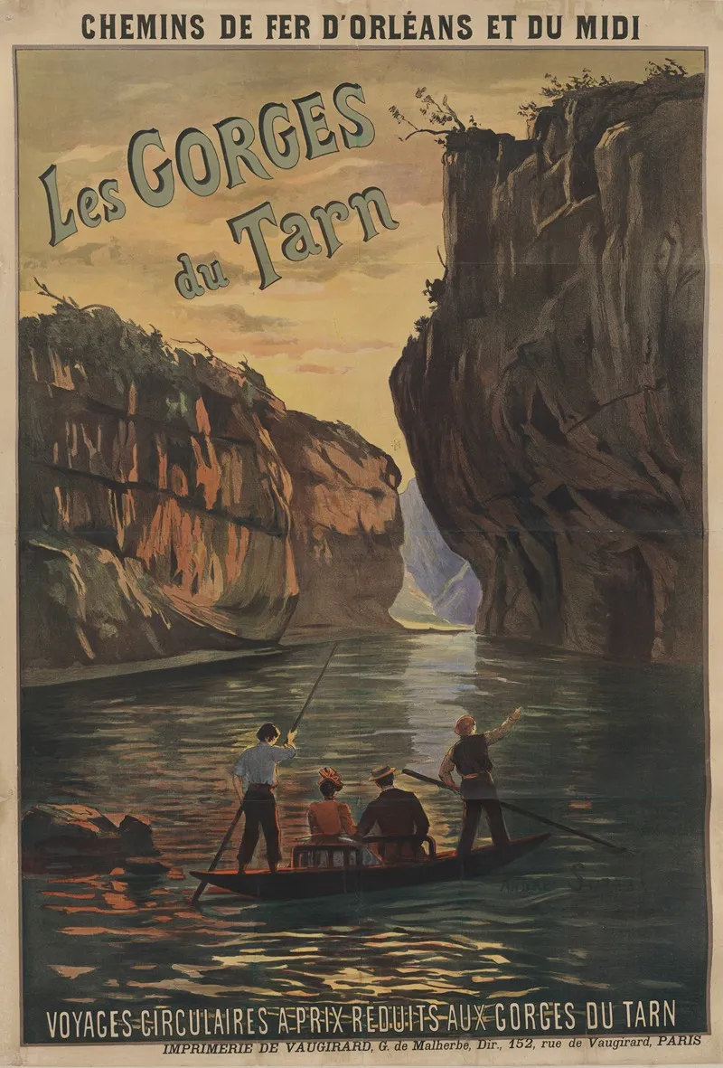Les Gorges Du Tarn Wall Art by André Suréda - High-Resolution Digital Print
